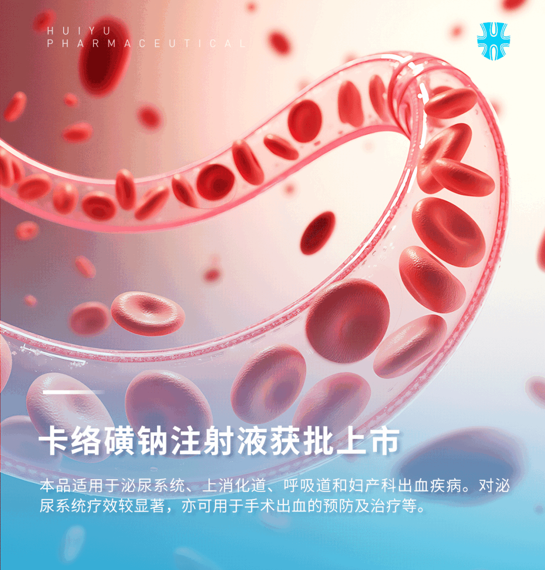 止血新选择！汇宇海玥“卡络磺钠注射液”获批上市